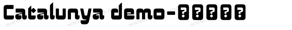 Catalunya demo字体转换